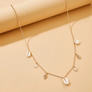 สร้อยคาดเอว แต่งหอยและดาว ใส่ไปทะเล พร้อมส่ง