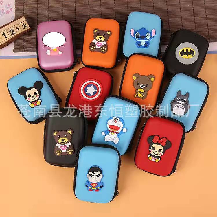 การ์ตูนหูฟังถุงเก็บกรณีการ์ดหน่วยความจำหูแผ่นออแกไนเซอร์อุปกรณ์เสริมหูฟัง - รูปที่ 2