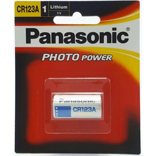 ถ่าน Panasonic CR123A Lithium 3V ของแท้ จำนวน 1 ก้อน