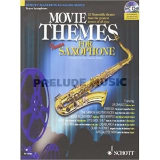 Movie themes +CD (schott master play-along series) - Tenor Saxophone(Sib)(ED12985)