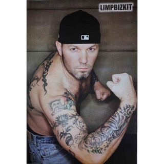 โปสเตอร์ รูปถ่าย วง ดนตรี ร็อก ลิมป์บิซกิต Limp Bizkit Fred Durst POSTER 24”x35” Inch American Rock