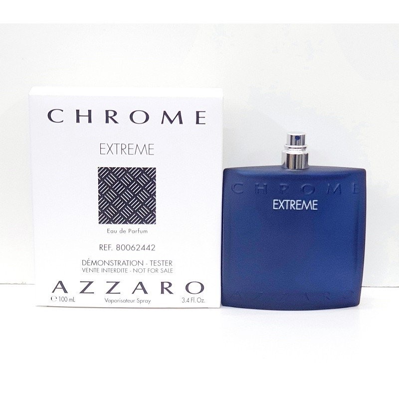 Azzaro chrome extreme edp 100ml กล่องเทสเตอร์
