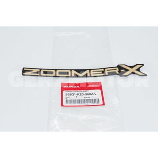 สติ๊กเกอร์  HONDA ZOOMER-X ซูเมอร์-x แท้ศูนย์ 86831-K20-960ZA ⚡️พร้อมส่ง ค่าส่งถูก⚡️