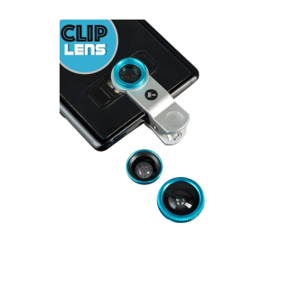 โปรโมชั่น : เลนส์เสริมสำหรับกล้องโทรศัพท์มือถือ 2 Clip Lens with 3 in 1 Functions for Mobile Camera