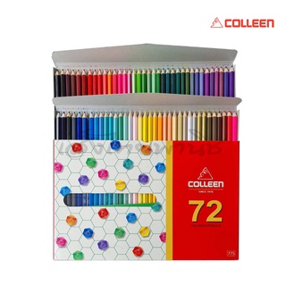 สีไม้ ด้ามยาว 72 สี คอลลีน Colleen