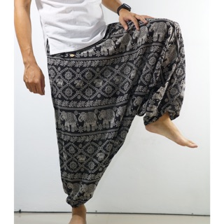 Thai cotton pants กางเกงม้งขายาว