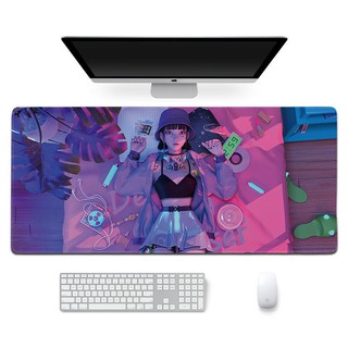 🌟✨แผ่นรองเมาส์ ลายน่ารัก แผ่นใหญ่ แบบผ้า large mouse pad Cartoon picturesแผ่นรองเมาส์