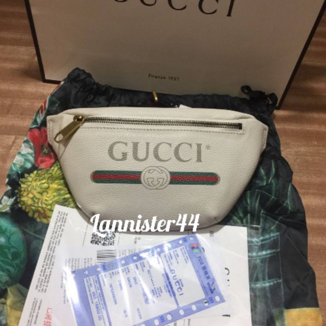 Gucci Print small belt bag