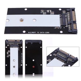 (S103-ไม่มีcase)B Key M.2 NGFF SSD to 2.5" SATA Converter Adapter Card 2230-2280(สำหรับ m.2sataเท่านั้น ไม่รองรับNVME)