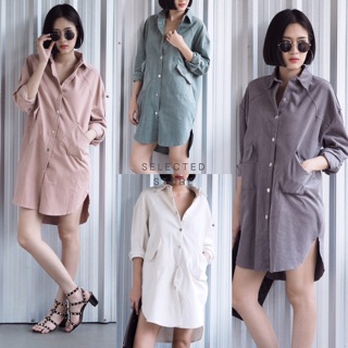 Corduroy Shirt Dress