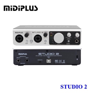 MiDiPLUS STUDIO 2 Audio Interface 2IN/2OUT 24BIT/192KHz ออดิโออินเตอร์เฟส 2IN/2OUT