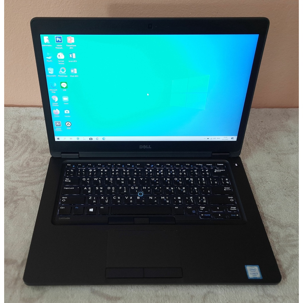 โน๊ตบุ๊คมือสอง Notebook Dell Latitude 5480 Core i5-6440HQ แรม 8g DDR4