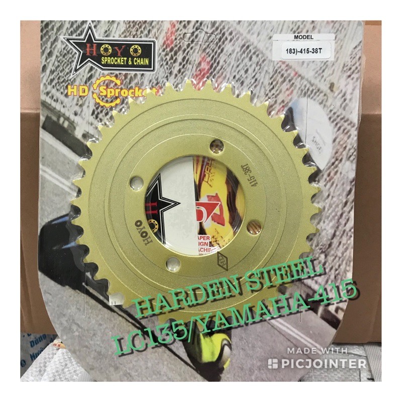 ️LC135/YAMAHA 415 ️ TTH 32T-42T -GOLD
