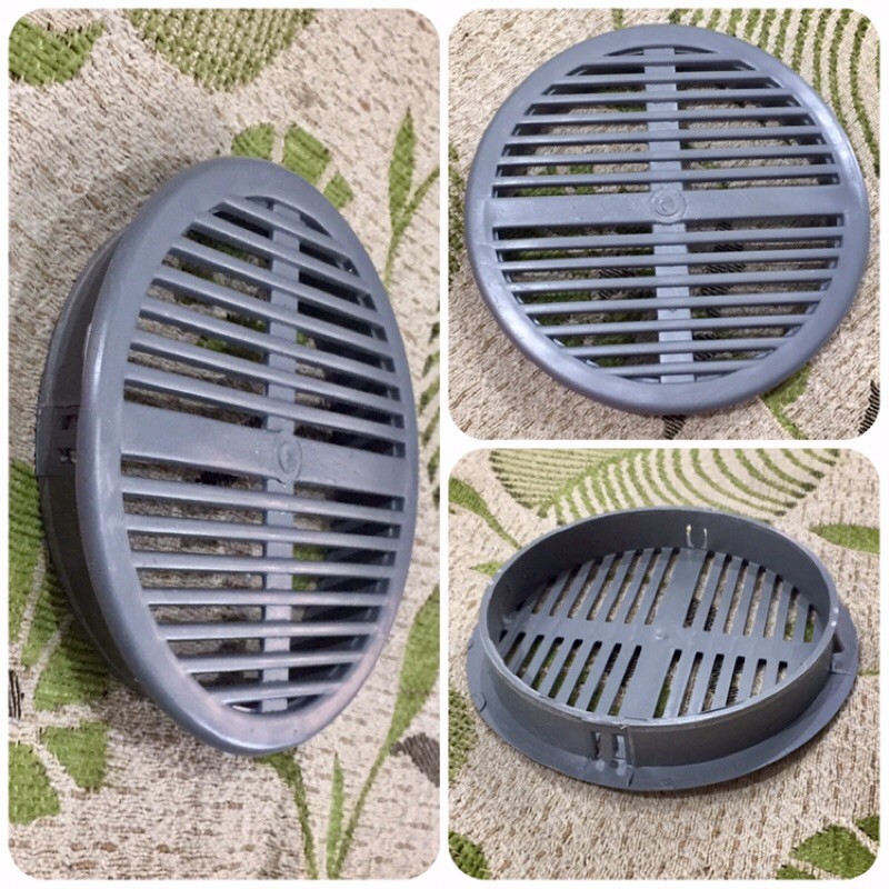 ตัวกรองท่อ PVC ขนาด 3" นิ้ว Hubcap Cap Line Cap Hole, Swallow, Bathroom, Etc
