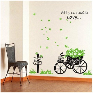 Wall Sticker สติกเกอร์ติดผนัง All you need in love