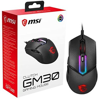 MSI Gaming Mouse Clutch GM30 up to 6200 DPI RGB lighting edge with over 9 effects รับประกันศูนย์2ปี #เกมมิ่งเม้าส์