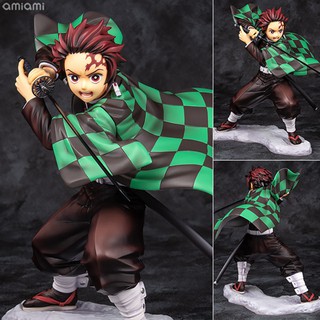 Figure ฟิกเกอร์ Model โมเดล Kimetsu no Yaiba Demon Slayer ดาบพิฆาตอสูร Kamado Tanjirou คามาโดะ ทันจิโร่ ชุดกิโมโน