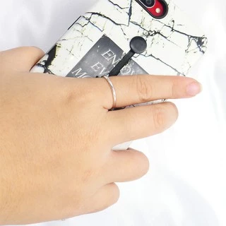 แหวนเงินแท้92.5% แหวนลวด1.5มิล แฟชั่น ลายเกลี้ยงๆ สไตล์มินิมอล Major silver : E-Ring 1.5