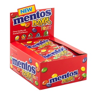 เมนทอส บีทส์ ลูกอม ขนาด 14/19กรัม/ซอง ยกกล่อง 12ซอง MENTOS BEATS KIDS CANDY