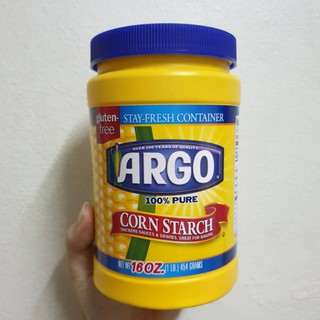 Argo 100% Pure Cornstarch 454g  อาร์โกแป้งข้าวโพดบริสุทธิ์ 100% 454 กรัม