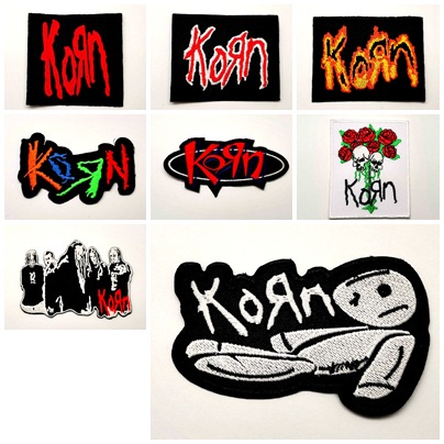 Korn ตัวรีดติดเสื้อ อาร์มรีด อาร์มปัก ตกแต่งเสื้อผ้า หมวก กระเป๋า แจ๊คเก็ตยีนส์ Hipster Embroidered 