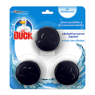 🚚💨พร้อมส่ง!! DUCK ก้อนทำความสะอาด มิสเตอร์มัสเซิล ขนาด 40 กรัม รุ่น (แพ็ค 3 ชิ้น) สีฟ้า Bathroom Cleaners