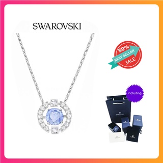 SWAROVSKI สร้อยคอผู้หญ Swarovskiแท้ สร้อย swarovski ของแท้ SPARKLING DANCE สวารอฟส ของแท้ 100% สวาล๊อฟกี swarovski