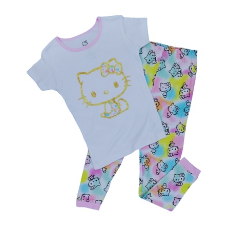 Sanrio Hello Kitty ชุดชุดนอนเด็กผู้หญิง