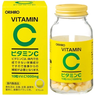 Orihiro Vitamin C Grain C1000mg วิตามิน ซี เคี้ยวกินได้ รสอร่อย สำหรับ 30วัน  .