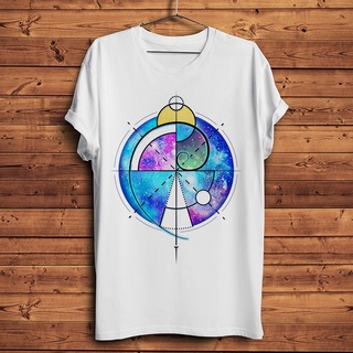 ขายดี!เสื้อยืดแขนสั้นลําลอง พิมพ์ลาย Fibonacci sequence spiral Allwhere สีขาว แฟชั่นฤดูร้อน สําหรับผู้ชาย และผู้หญิงS-5X