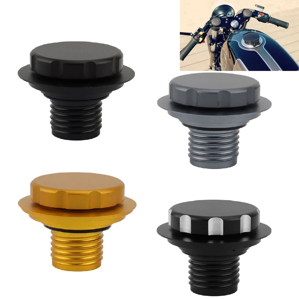 Motorcycle Fuel Gas Oil Tank Cap Covers For BMW R45 R65 R80 R90 90S 100R R100 Cap Petrol Tank Mount 