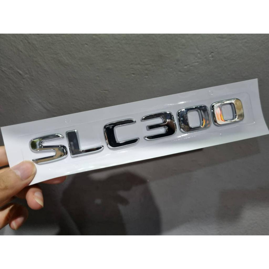 โลโก้ตัวอักษร เอสแอลซี 300 ติดเบนซ์ ด้านหลัง * SLC300 * Mercedes Benz SLC 300 Rear Letter Emblem log