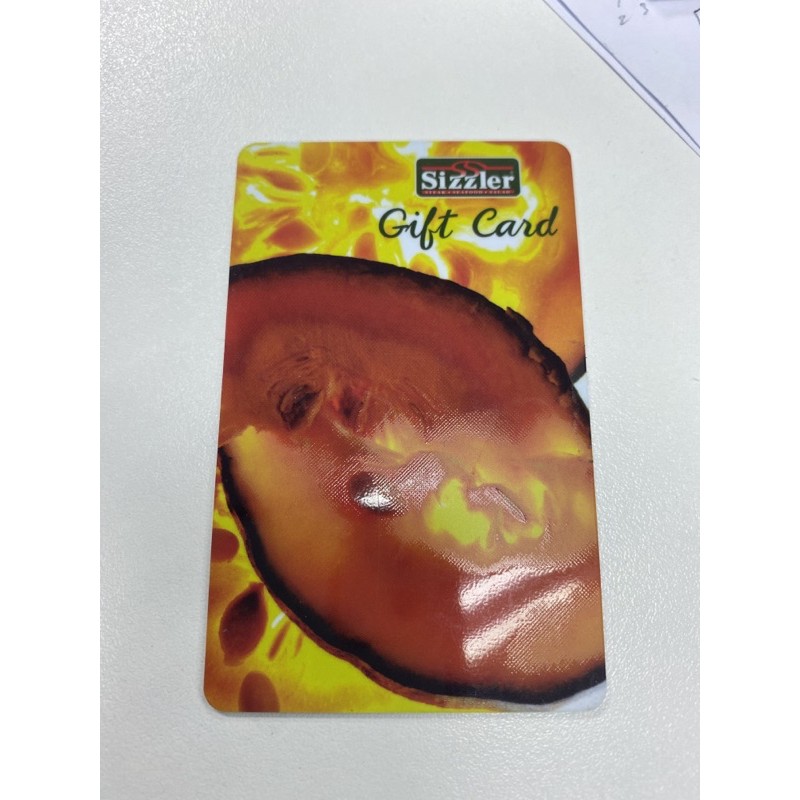Sizzler Gif Card บัตรของขวัญซิซซ์เลอร์ ใช้แทนเงินสด