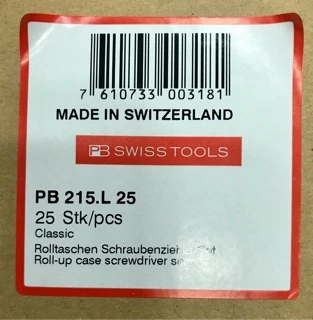 🔥ของแท้ ส่งด่วน🔥 ไขควง PB215l , PB8215l Made in Switzerland แท้ PB Swisstool ชุดไขควง pb