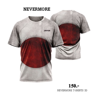 NEVERMORE T-SHIRT 3D  ใส่ได้ทั้งชายและหญิง