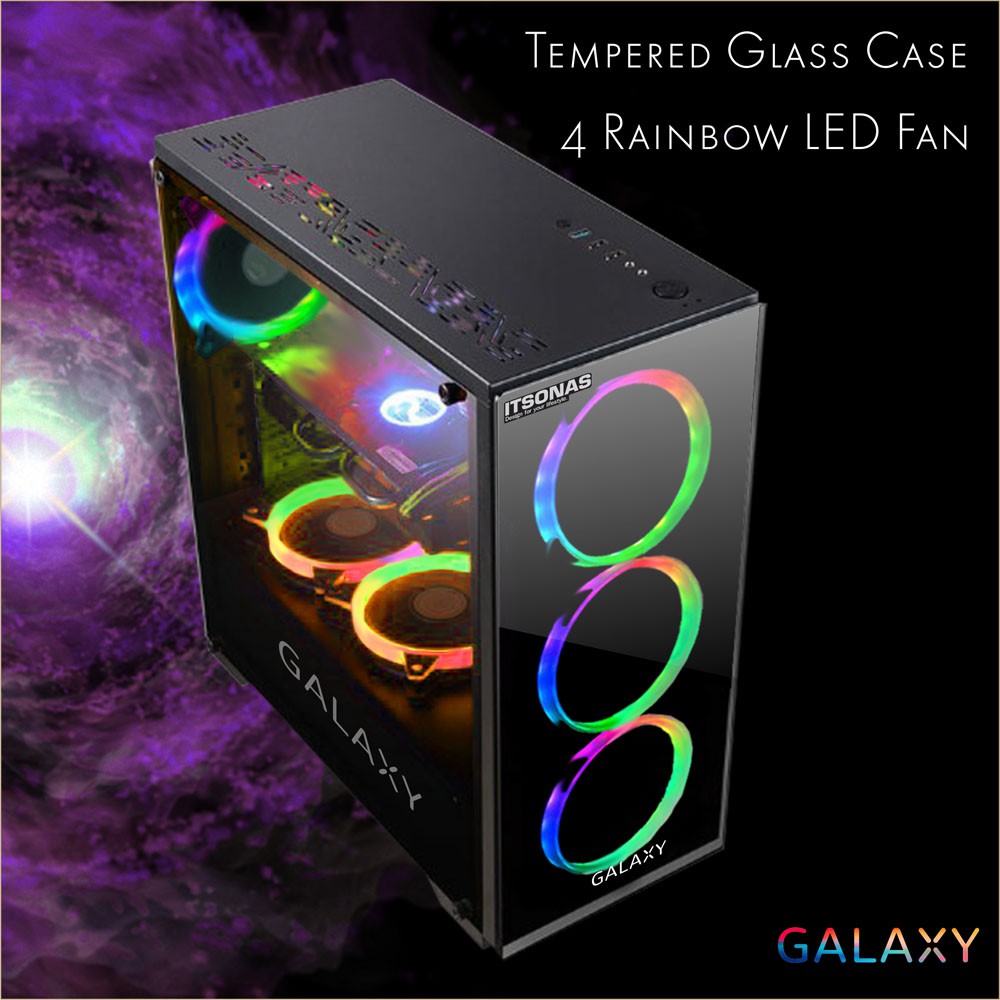 คอมประกอบ เล่นเกม คุ้มค่า intel I5 การืดจอเล่นเกม GTX1050ti Ram 8gig