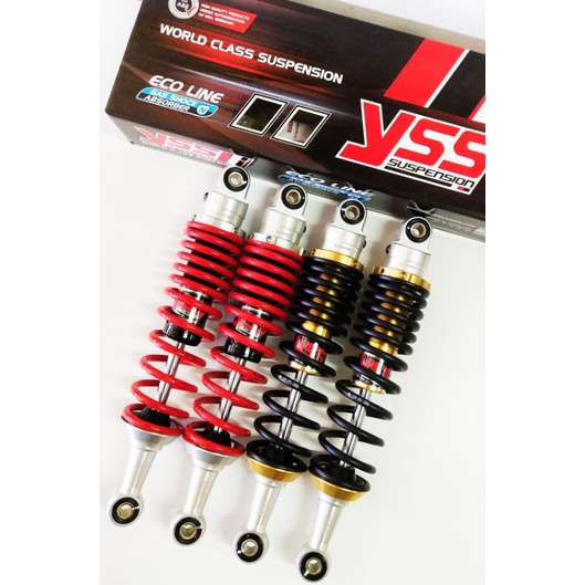 โช้คหลัง YSS  E-SERIES ความยาว 320mm.  Honda Wave/Dream ราคา ถูกที่สุด ดีลบีเคเค