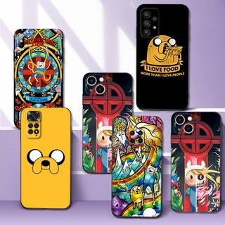 เคสโทรศัพท์มือถือ ซิลิโคนนิ่ม Tpu ลาย adventure time สีดํา สําหรับ Samsung Galaxy S22 Plus Ultra S22 5G A13 4G LTE 5G