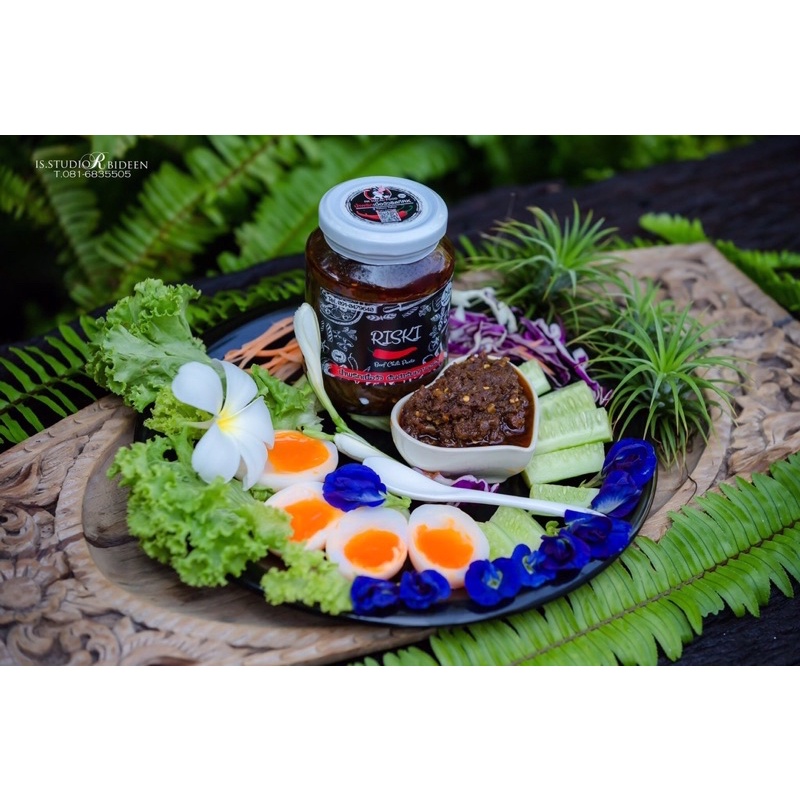 น้ำพริกเนื้อวัวริสกีRK สูตรต้นตำรับ แบบกระปุก ขนาด 500 กรัม