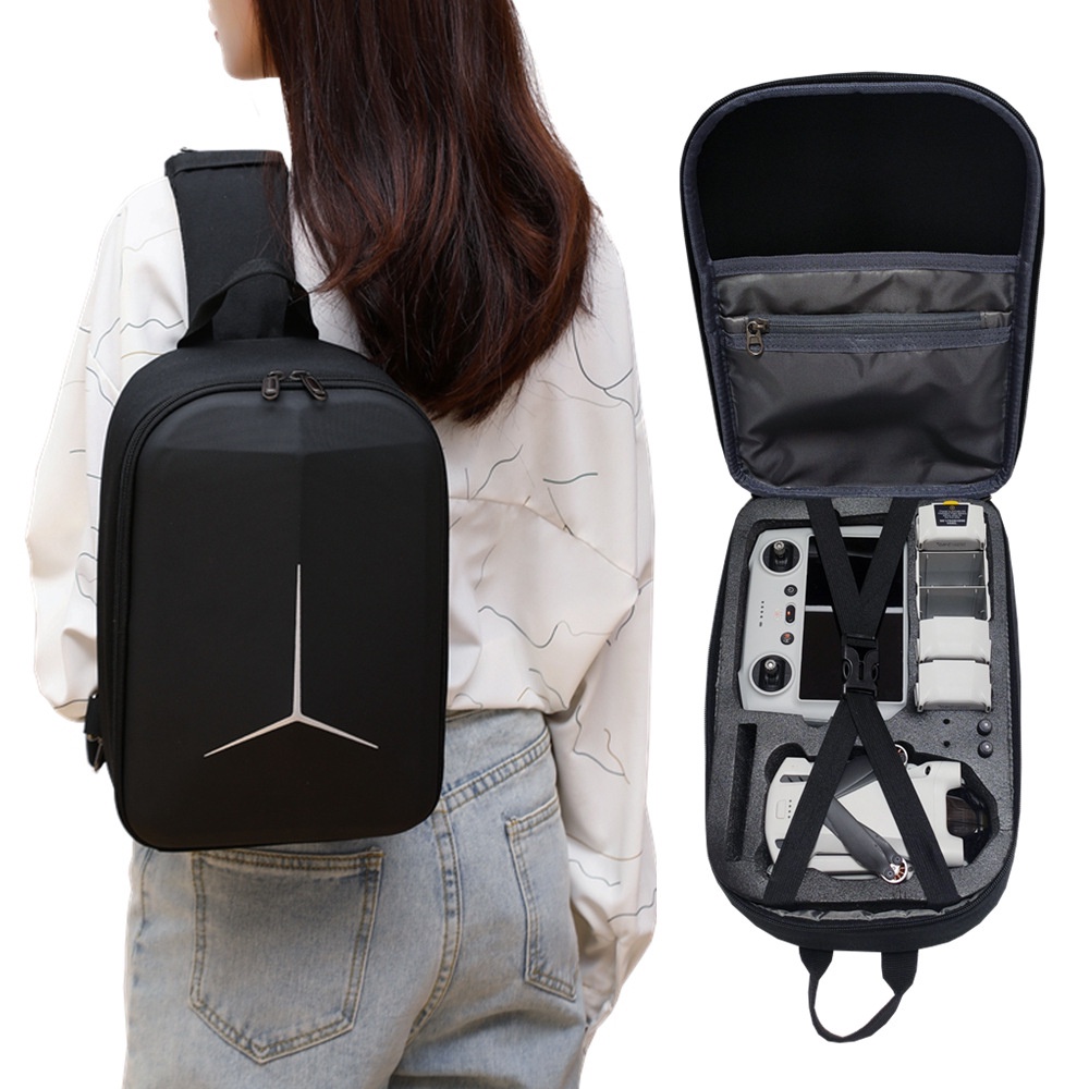 สําหรับ DJI Mini 3 PRO/Mini3 กระเป๋าเก็บกระเป๋าเป้สะพายหลัง Messenger กระเป๋าหน้าอกแบบพกพากล่องแฟชั่นสําหรับ DJI Mini 3 กระเป๋าสะพายอุปกรณ์เสริม