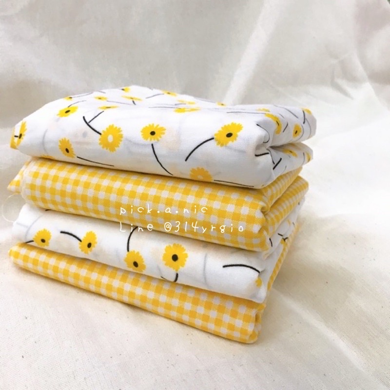 อุปกรณ์ ตกแต่งบ้าน 🥞🧀ผ้าปูปิคนิค ผ้าปูโต๊ะ ผ้าม่าน เย็บขอบฟรีค่า‼️ ราคาถูก