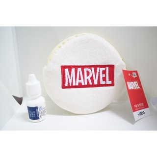 พร้อมส่งกระเป๋าสตางค์DAISOKOREA MARVEL สีขาว