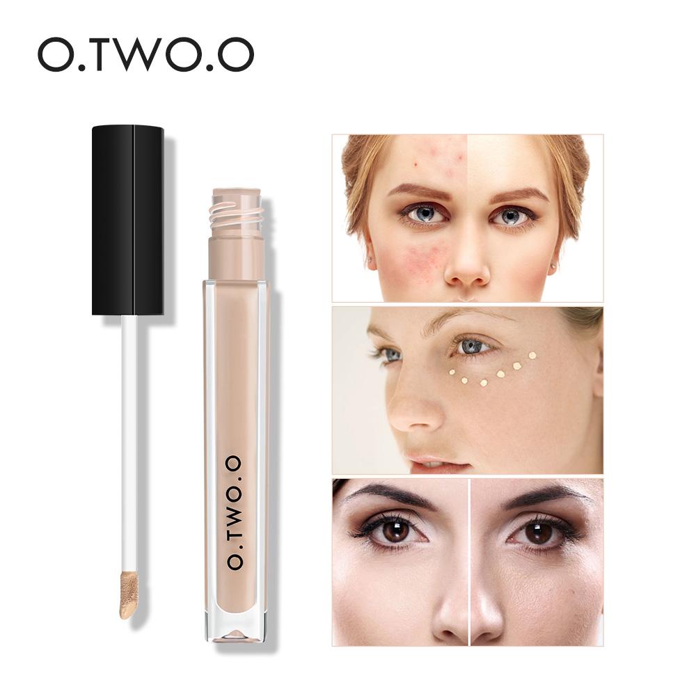 O.TWO.O 4 สีใบหน้า Contour รองพื้นชนิดน้ำคอนซีลเลอร์เมคอัพเบสใบหน้ามูลนิธิยี่ห้อ Liquid คอนซีลเลอร์เครื่องสำอางแต่งหน้า