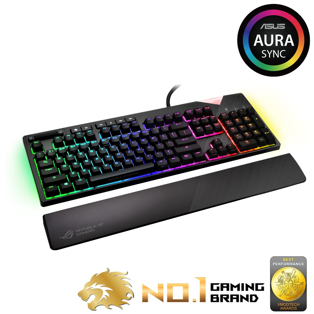 ASUS ROG Strix Flare RGB mechanical gaming keyboard with Cherry MX switches