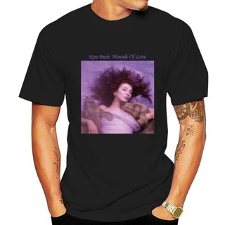 เสื้อยืดวินเทจเสื้อเชิ้ตแขนสั้น คอกลม แบบนิ่ม พิมพ์ลาย Kate Bush Hounds Of Love Rock Music Band Me สําหรับผู้ชายS-5XL