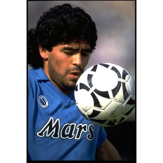 ดิเอโก มาราโดน่า Diego Maradona โปสเตอร์ Poster ตกแต่งผนัง ฟุตบอล Football รูปภาพ ภาพถ่าย ตกแต่งบ้าน