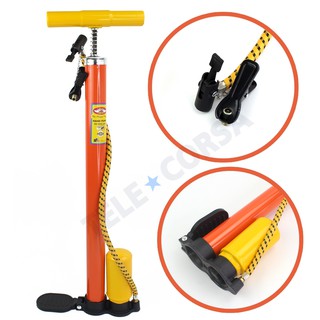   ที่สูบลมแบบมือสูบ ที่สูบลมจักรยาน HP-707 รุ่น Hand-motor-bike-bicycle-pump-01A-T4