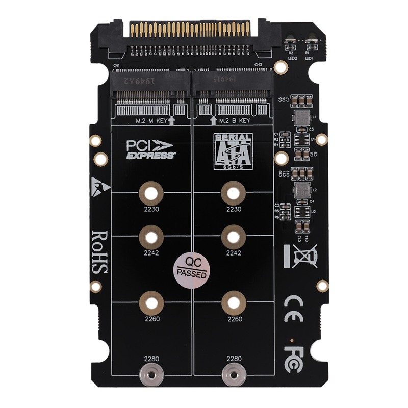 อะแดปเตอร์แปลง M . 2 Ssd To U . 2 2 In1 M . 2 Nvme And Sata - Bus Ngff ...