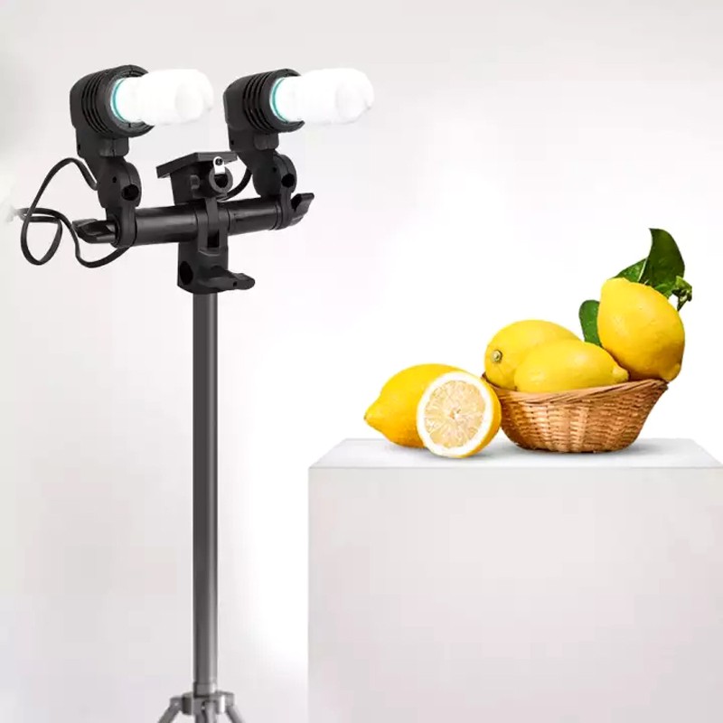E27 2 in 1 lamp holder หัวต่อไฟสตูดิโอ 2 in 1 E27 Socket lamp holder 100V-240V ราคา ถูกที่สุด ดีลบีเคเค แกลเลอรีภาพที่ 7