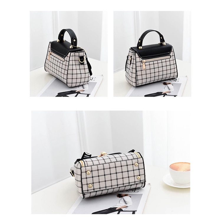 กระเป๋าสะพายแฟชั่น ถือสำหรับผู้หญิง ใบเล็กน่ารัก ตรงปก แน่นอน  ba-1 Size : 20*11*15 - รูปที่ 5